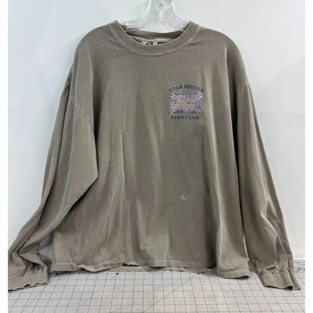Utah British Bike Club Park City 13th Oil Bath Ride '03 Long-Sleeve T-Shirt XL - Picture 1 of 10